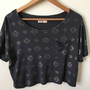 Hollister XS Boxy Crop Top
